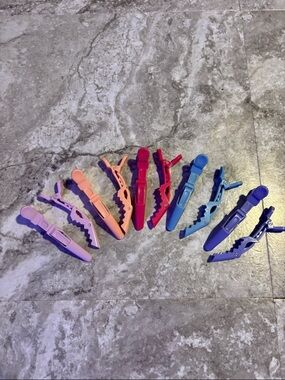 Target Multi-Color Hair Clips - Pink, Peach, Red, Teal, Blue, Purple